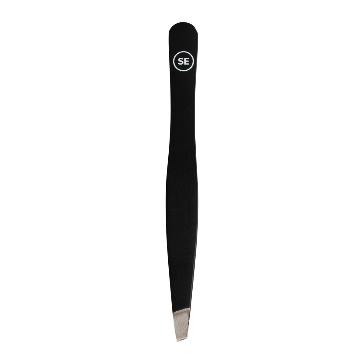 Tweezer Slant Tip Black | Simply Essentials