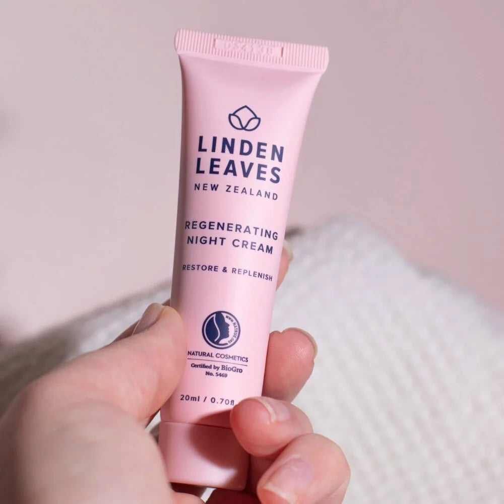 Regenerating Night Cream Travel Tube 20ml-Linden Leaves-Matakana Pharmacy