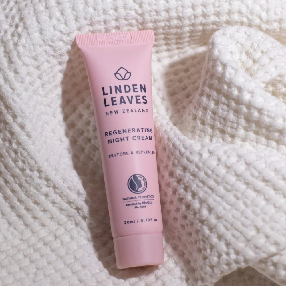 Regenerating Night Cream Travel Tube 20ml-Linden Leaves-Matakana Pharmacy