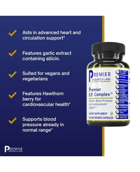 BP Complex 60 Capsules-Premier Research Labs-Matakana Pharmacy