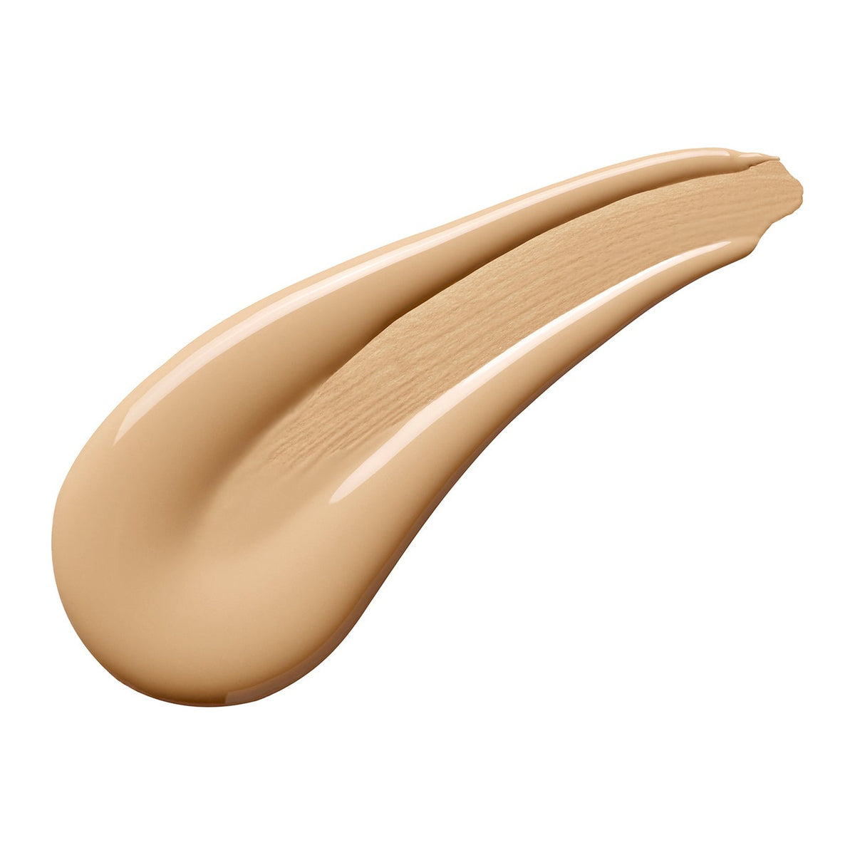 The texture of Natio Flawless Fdn SPF15 Lt Honey swatched