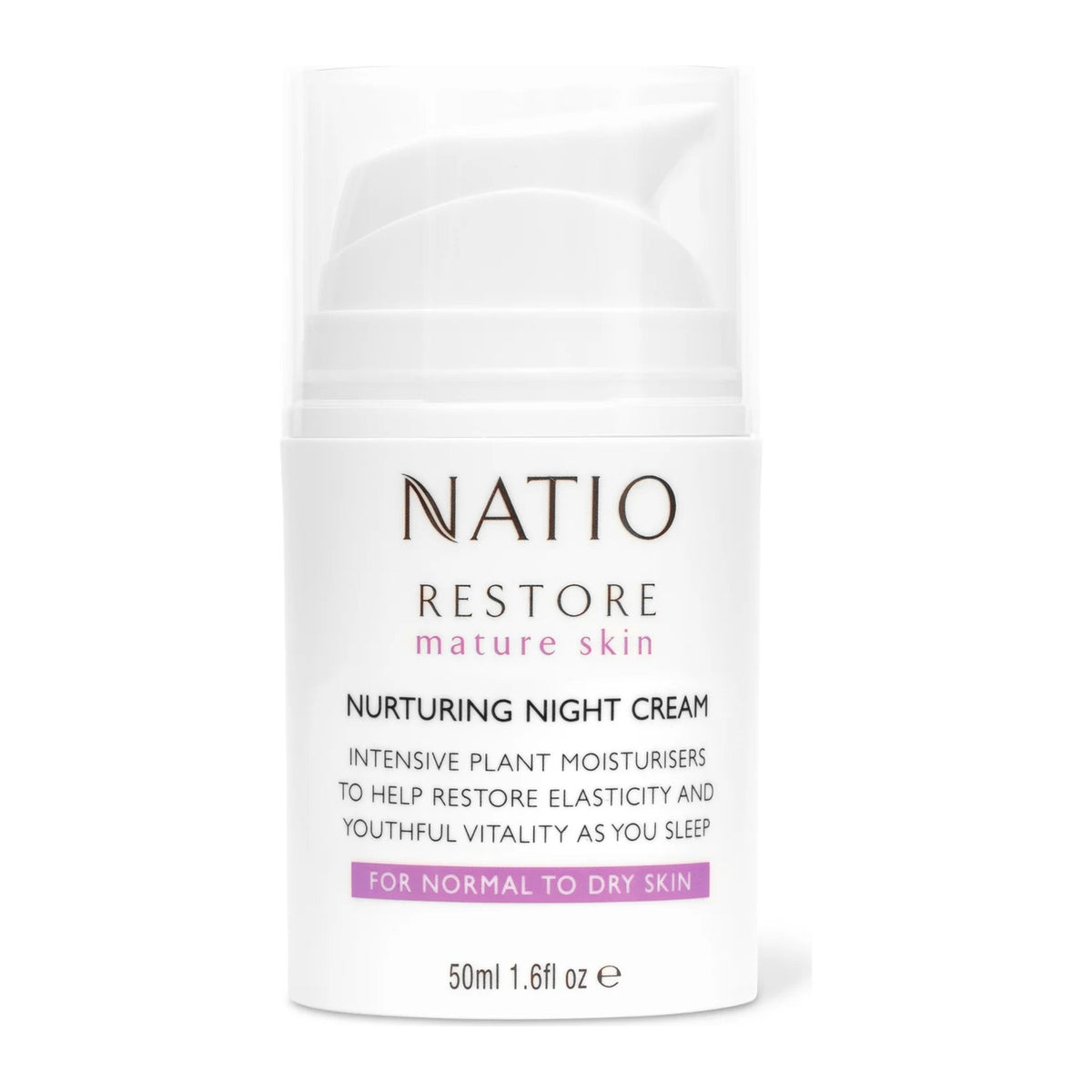 Restore Nurturing N/Cr. 50ml by Natio, front of pack