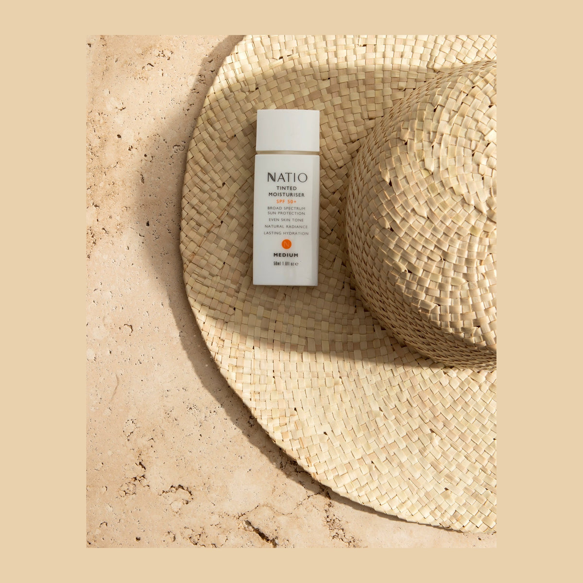 Natio Tinted Moisturiser SPF 50+ Medium