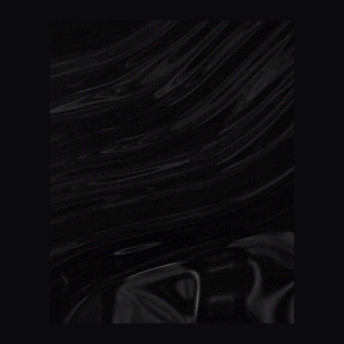 Brush swatch of OPI Black Onyx painted on a nail