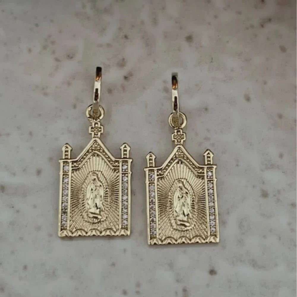 Earrings - Seraph Symbol - Cathedral-Queen Of The Foxes-Matakana Pharmacy