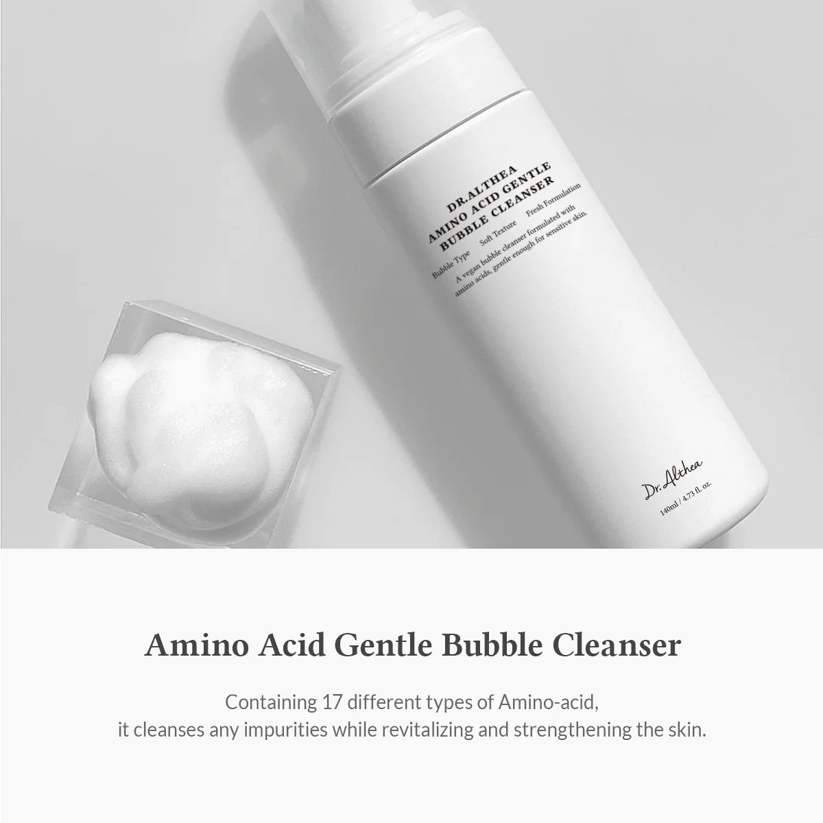 Amino Acid Gentle Bubble Cleanser 140ml-Dr. Althea-Matakana Pharmacy