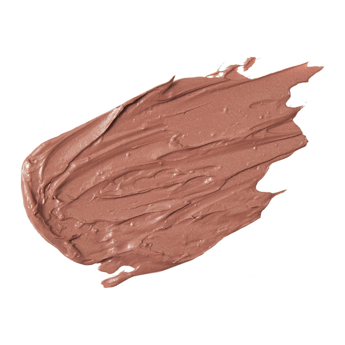 The texture of Natio Naturally Nude Lip Colour Chai swatched