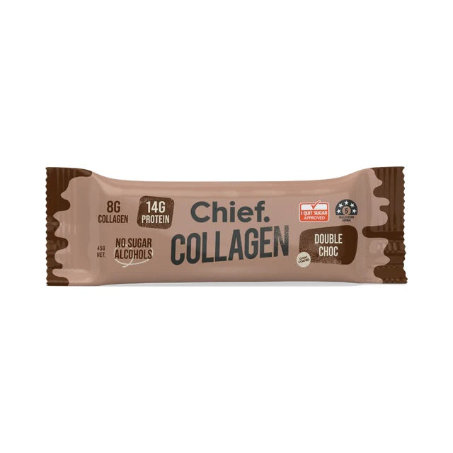 Collagen Protein Double Choc Single Bar-Chief-Matakana Pharmacy