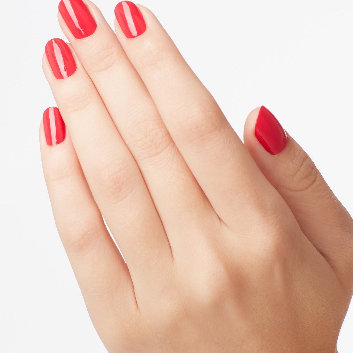 A manicure painted in OPI She’s a Bad Muffuletta!