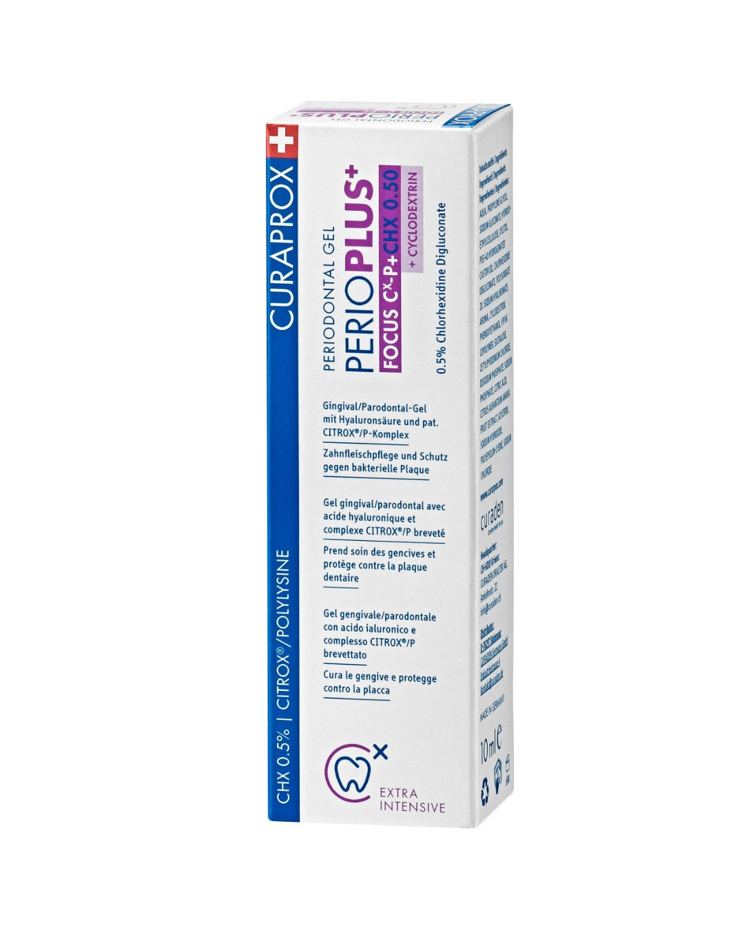 Curaprox Perio plus focus gel 10ml, carton