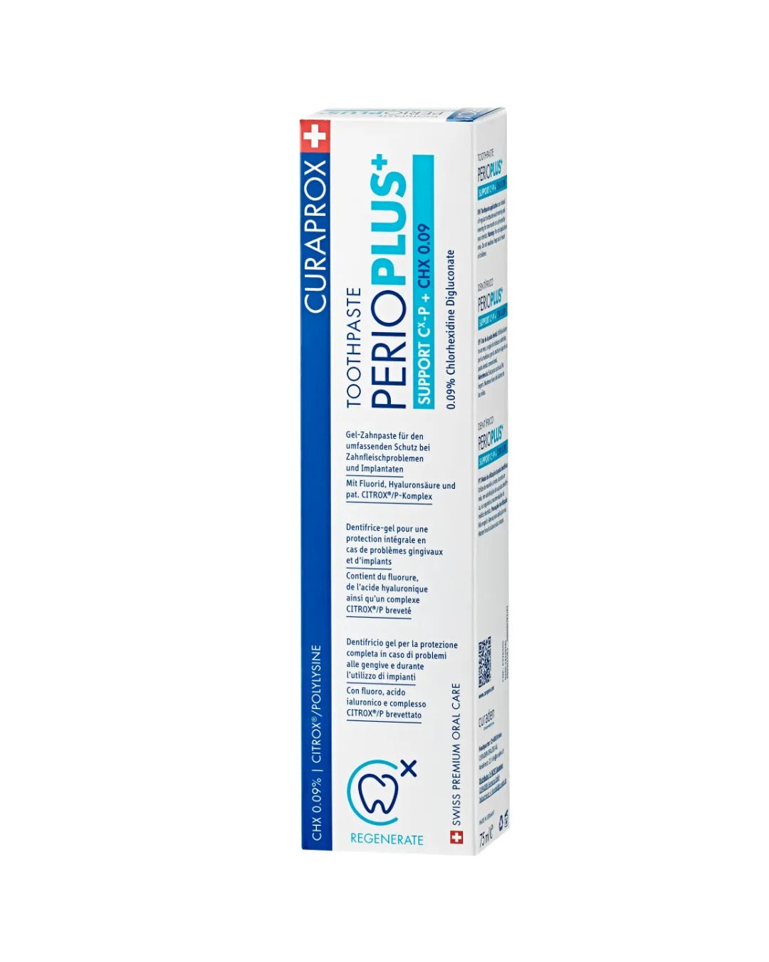 Curaprox Perio plus support toothpaste 75ml, carton