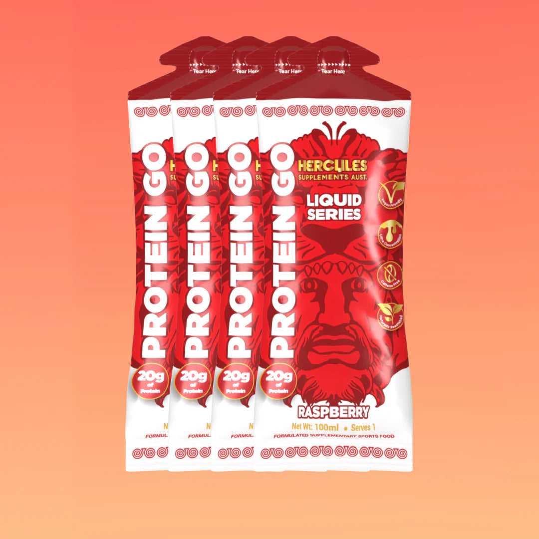 Protein Go - Protein Gel Sachet Raspberry 100ml-Hercules-Matakana Pharmacy