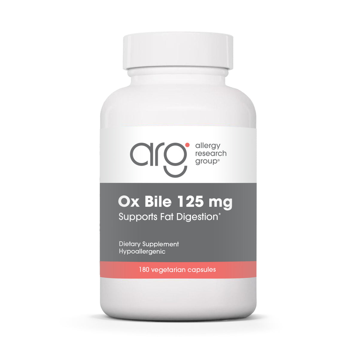 Ox Bile (125mg) 180caps front of pack