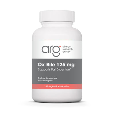 Ox Bile (125mg) 180caps front of pack
