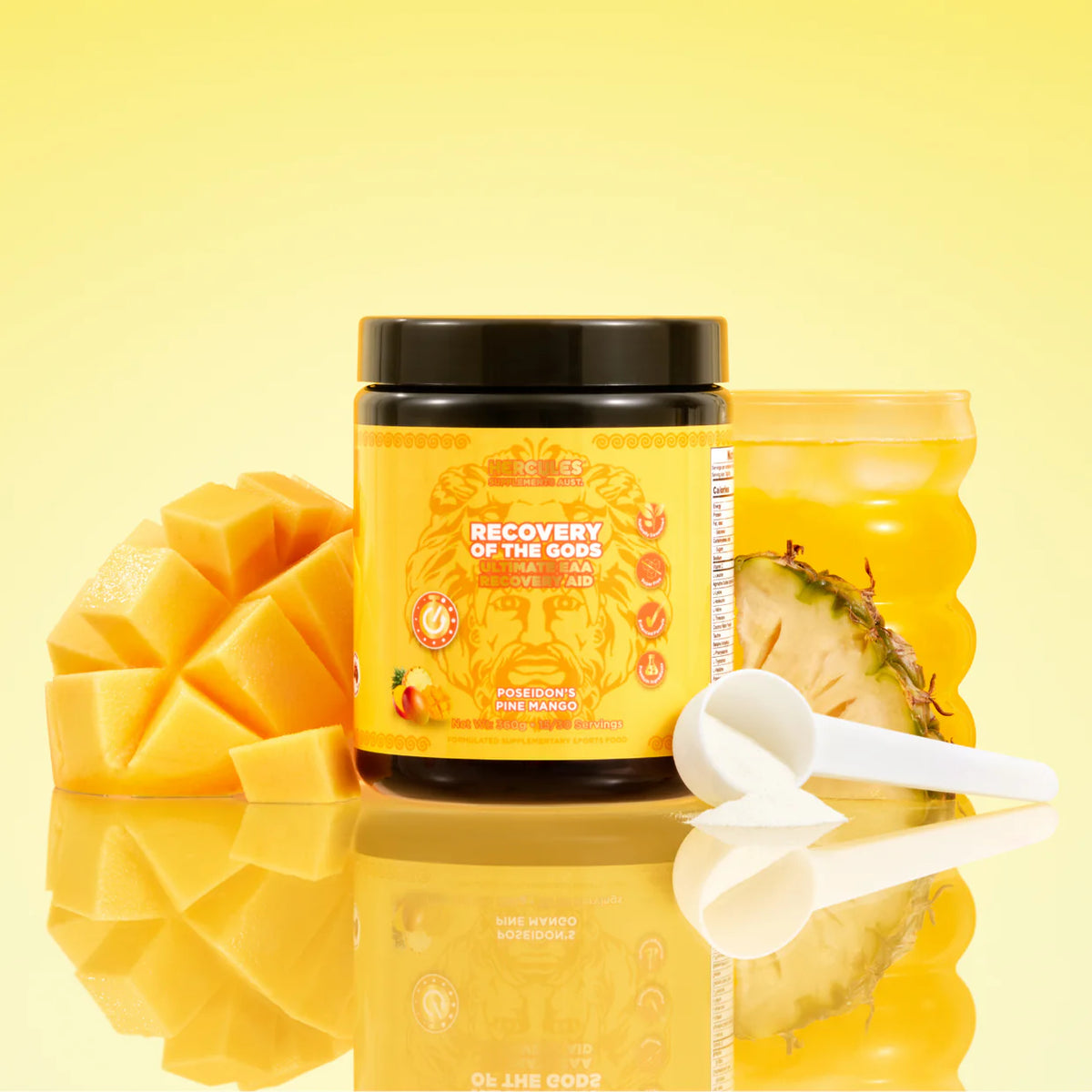 Recovery of The Gods EAA Recovery Aid Pine Mango 360g-Hercules-Matakana Pharmacy