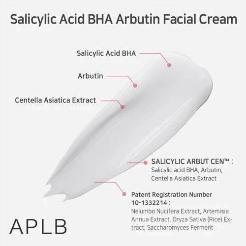 Salicylic Acid BHA Arbutin Facial Cream 55ml-APLB-Matakana Pharmacy