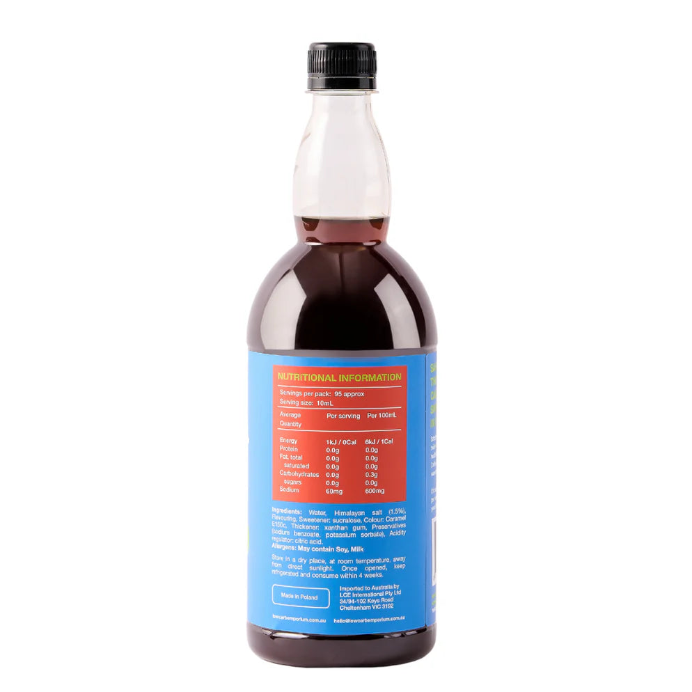 Zero Sugar Salted Caramel Syrup 950ml-Low Carb Emporium-Matakana Pharmacy