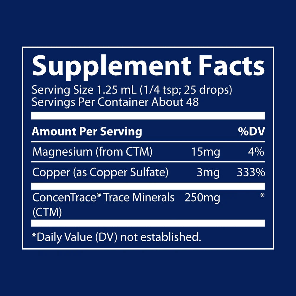 Ionic Copper 59ml-Trace Minerals-Matakana Pharmacy