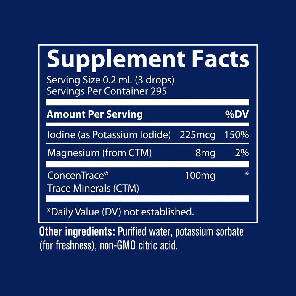 Ionic Iodine 59ml-Trace Minerals-Matakana Pharmacy