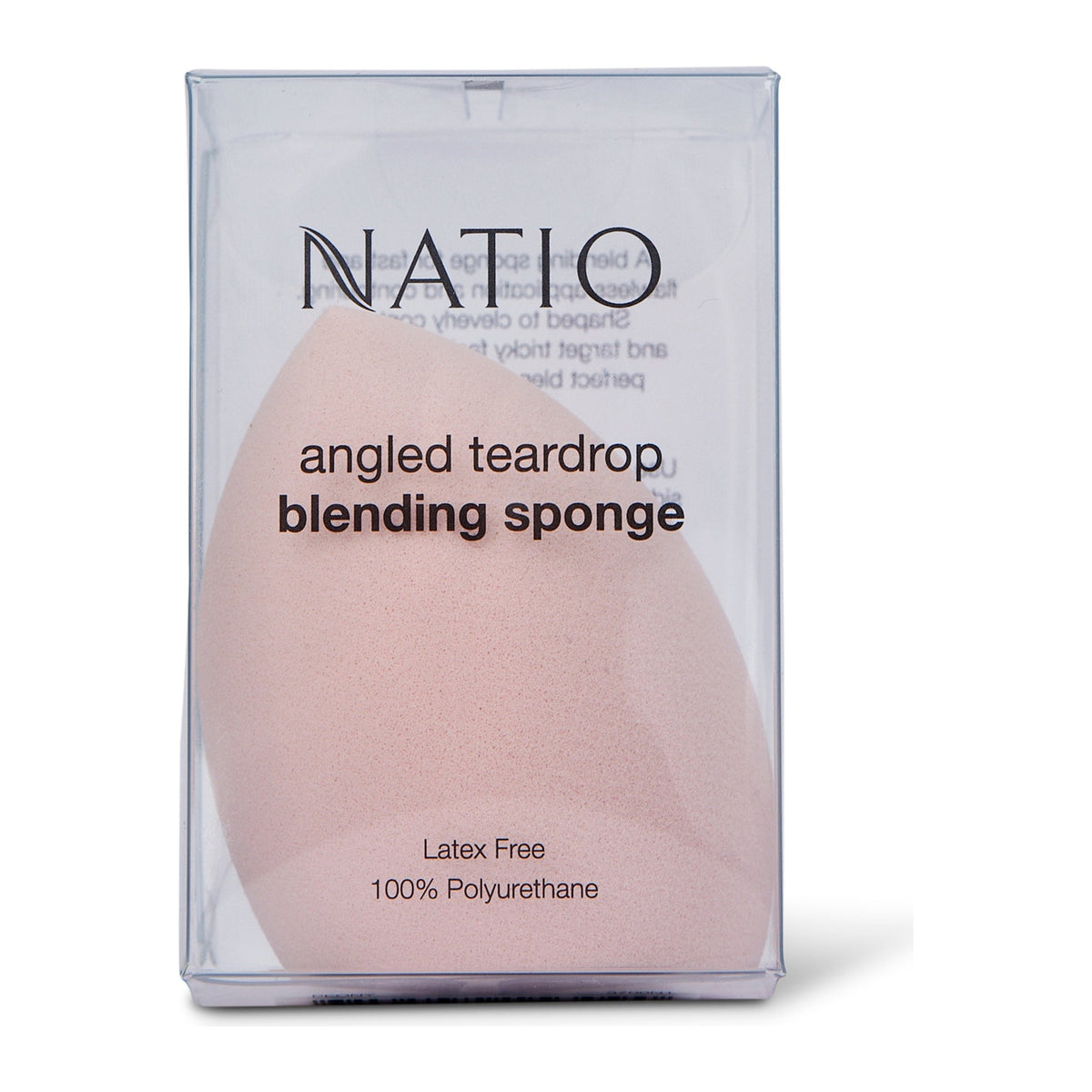 Angled Teardrop Blending Sponge by Natio, front of pack
