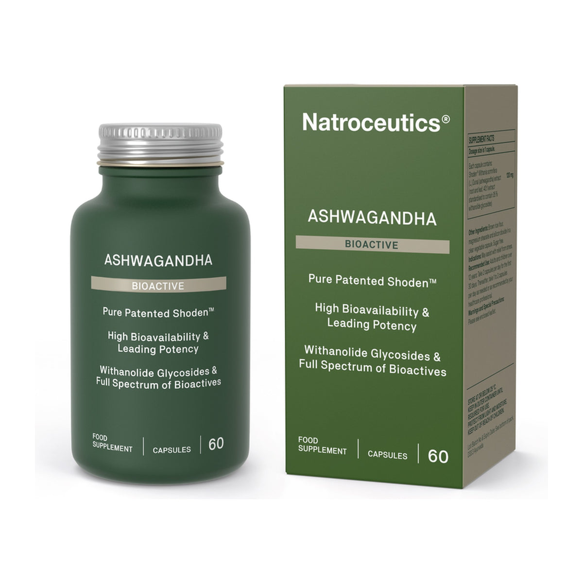 Ashwagandha BioActive 60 Capsules by Natroceutics