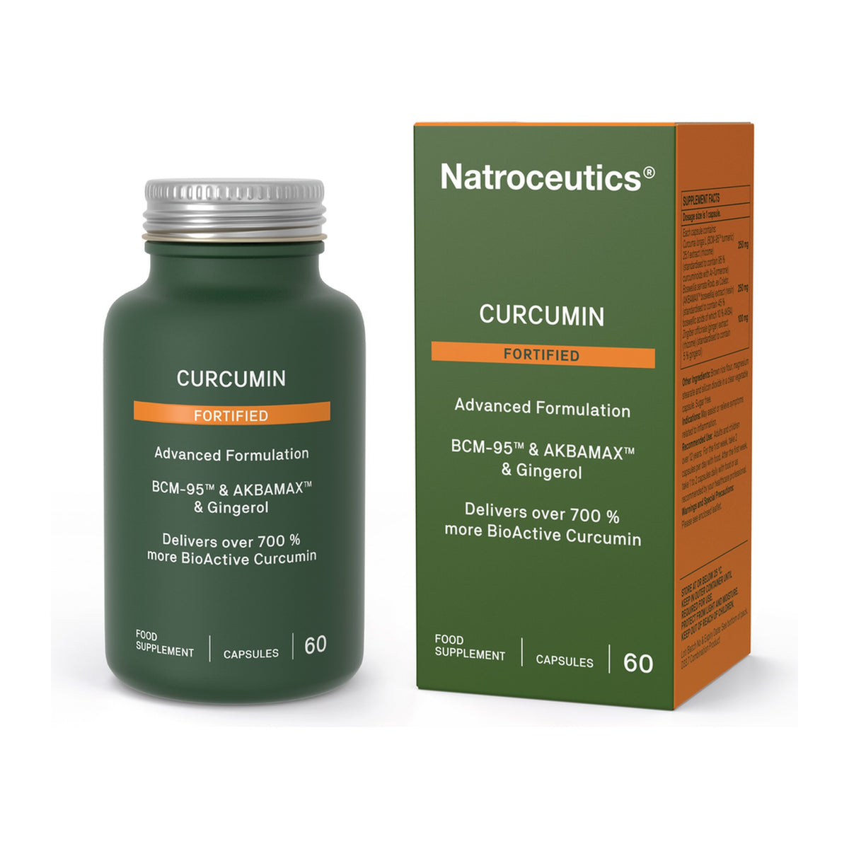 Curcumin Fortified 60 Capsules by Natroceutics