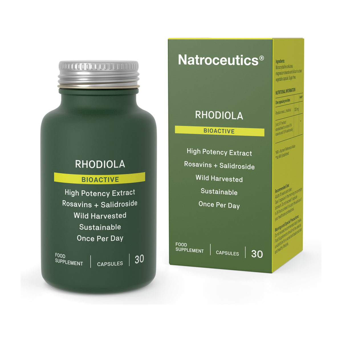 Rhodiola BioActive 30 Capsules by Natroceutics