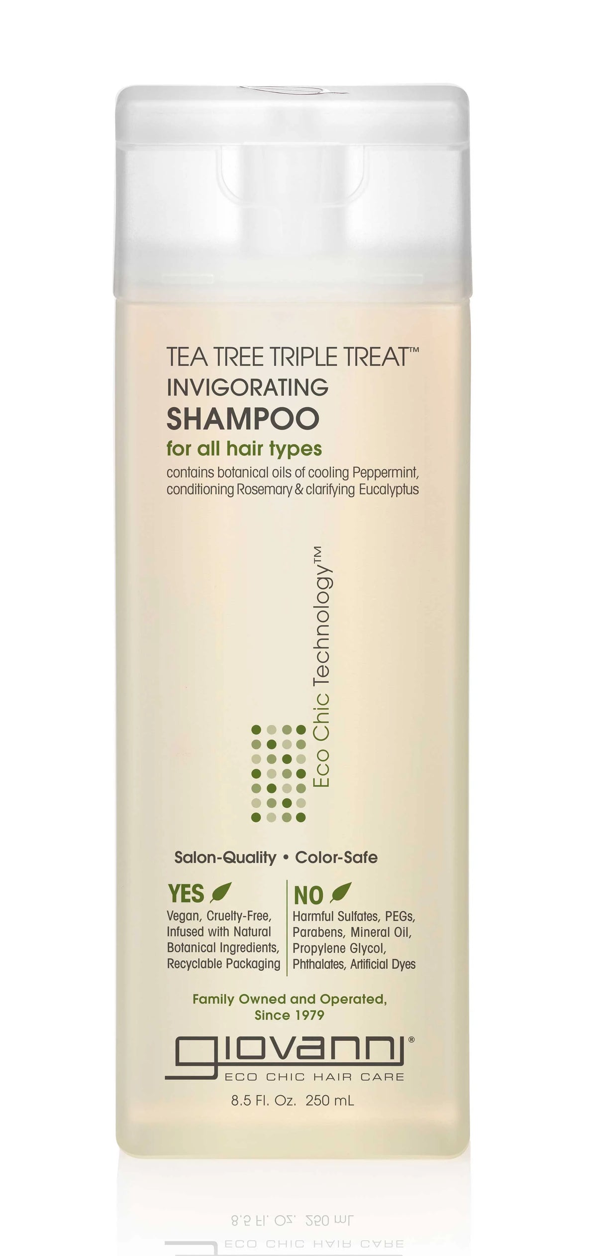 TeaTree Triple Treat Shampoo 250ml-GIOVANNI-Matakana Pharmacy