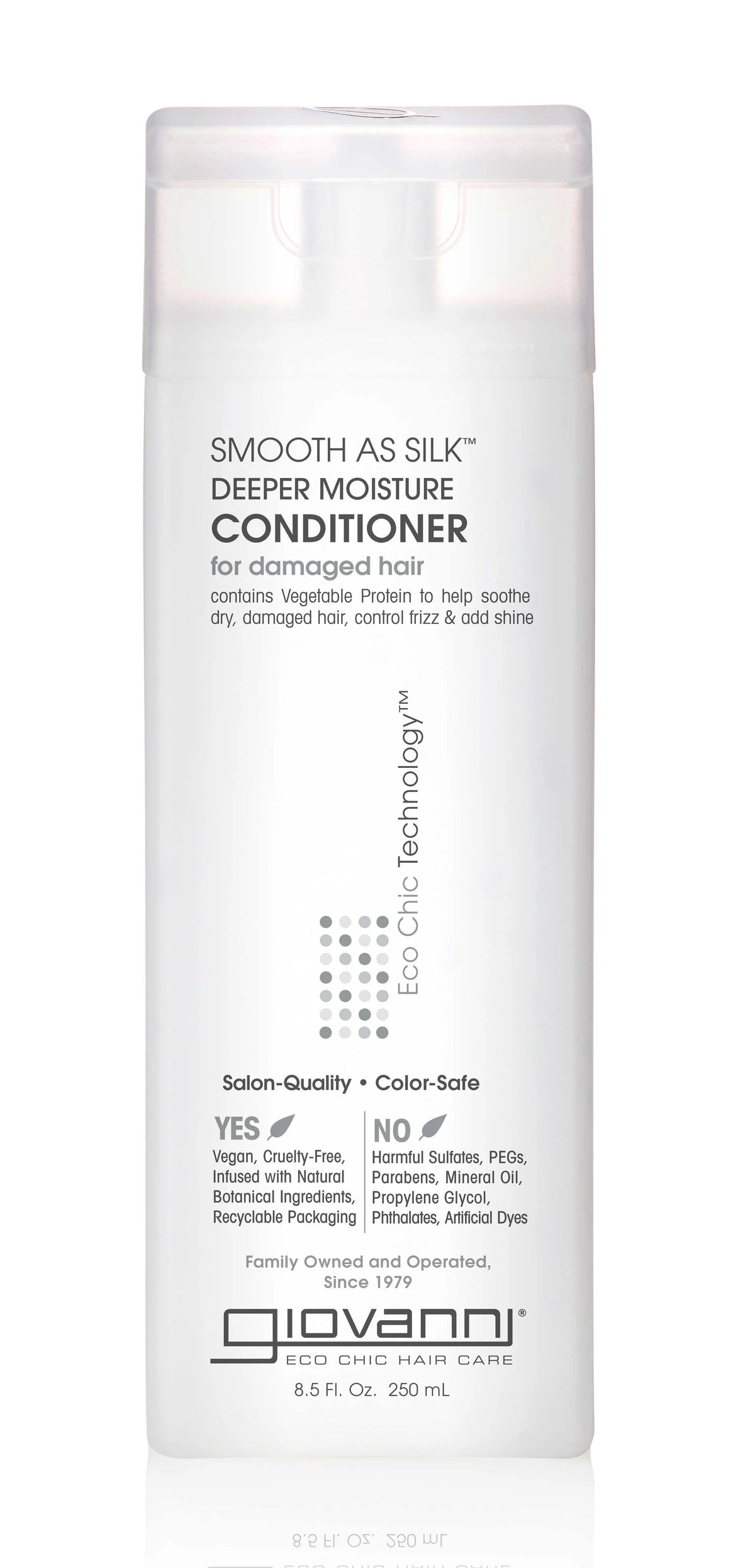 Smooth As Silk Conditioner 250ml-GIOVANNI-Matakana Pharmacy