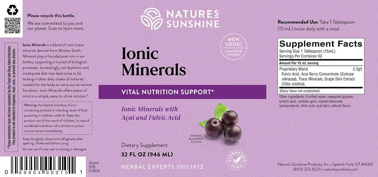 Ionic Minerals Liquid 946ml-Matakana Pharmacy