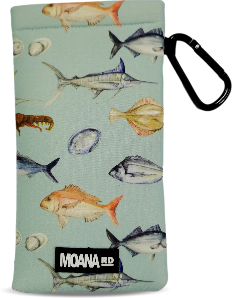 Neoprene Sunnies Case NZ Fishing Club-Moana Road NZ-Matakana Pharmacy