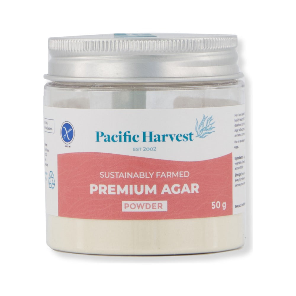 Pacific Harvest Agar Powder 50g, front of pack