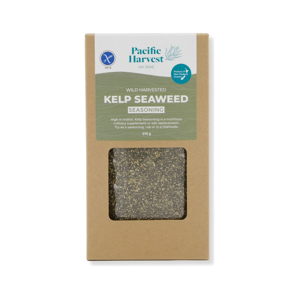 Pacific Harvest Kelp Plain Seasoning 375g, front of pack