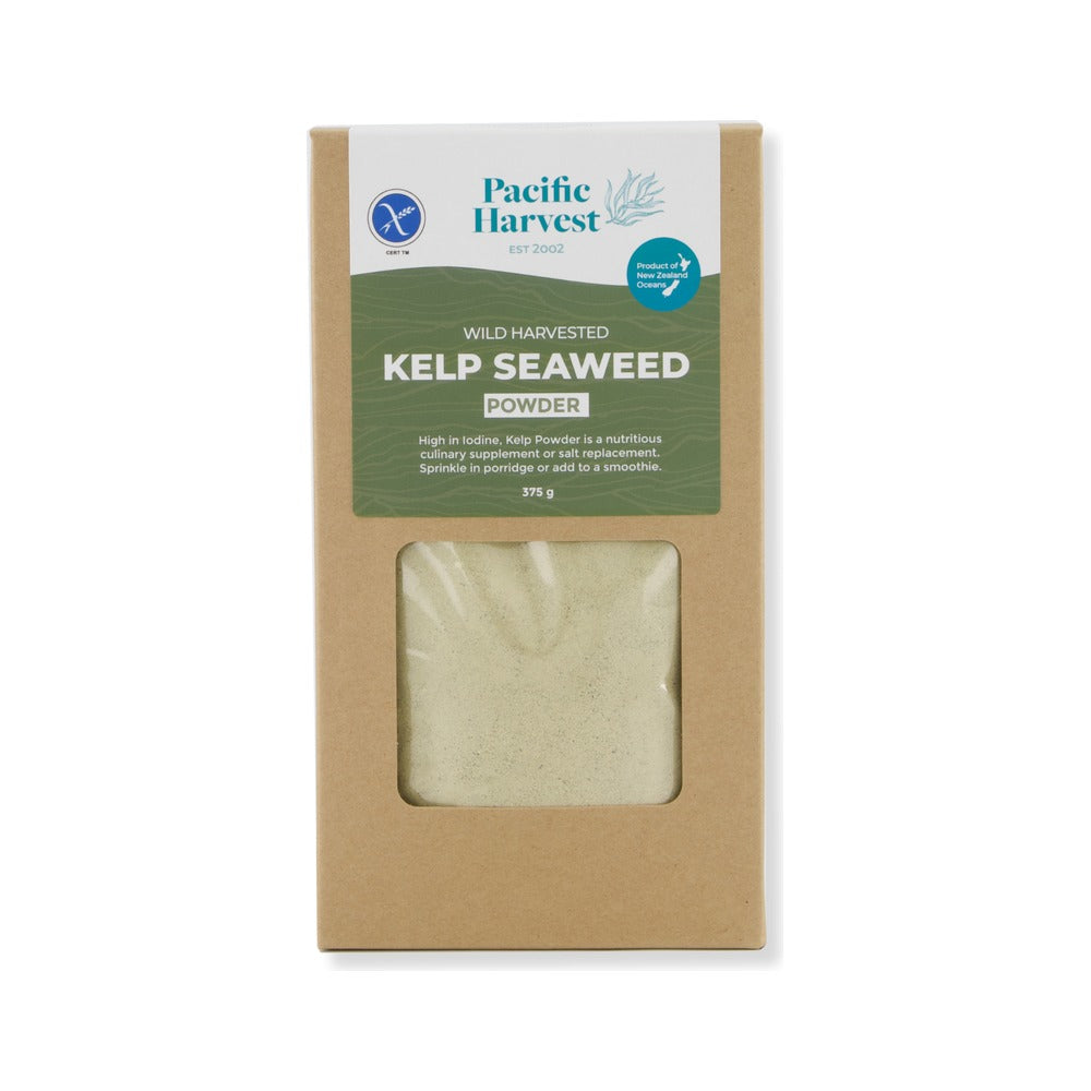 Pacific Harvest Kelp Powder 375g, front of pack