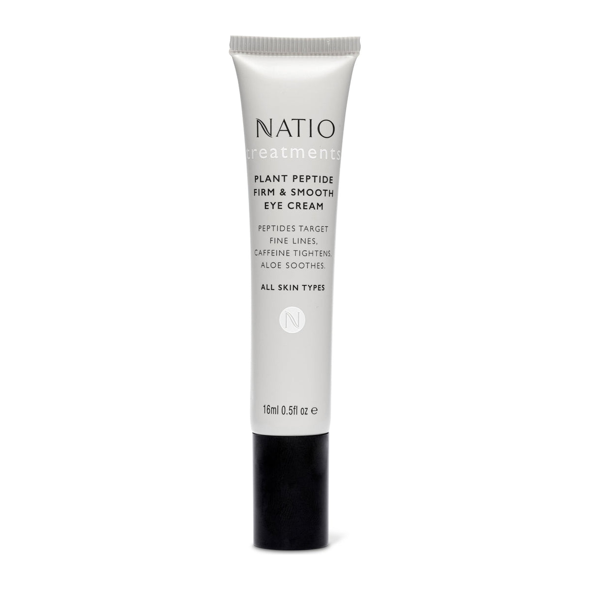 Treatment Plant Peptide Firm&Smooth Eye Cream 16ml by Natio, front of pack