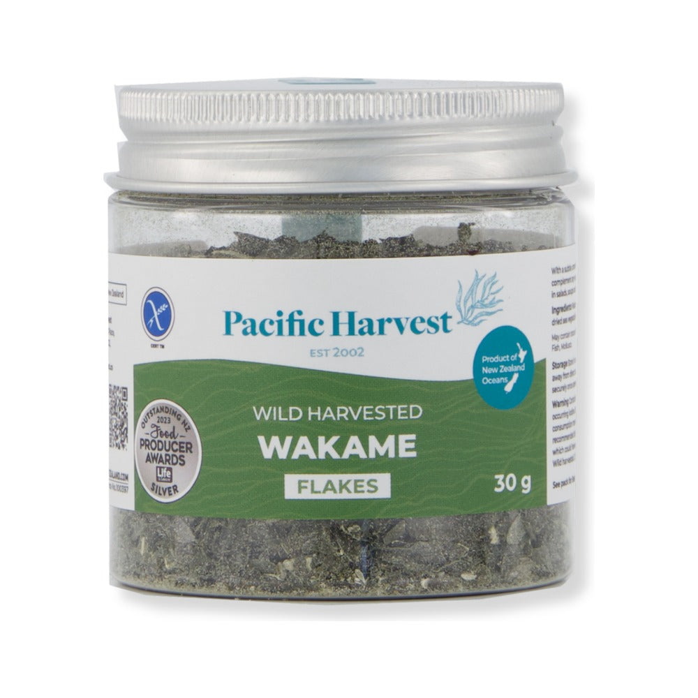 Pacific Harvest Wakame Flakes 30g, front of pack