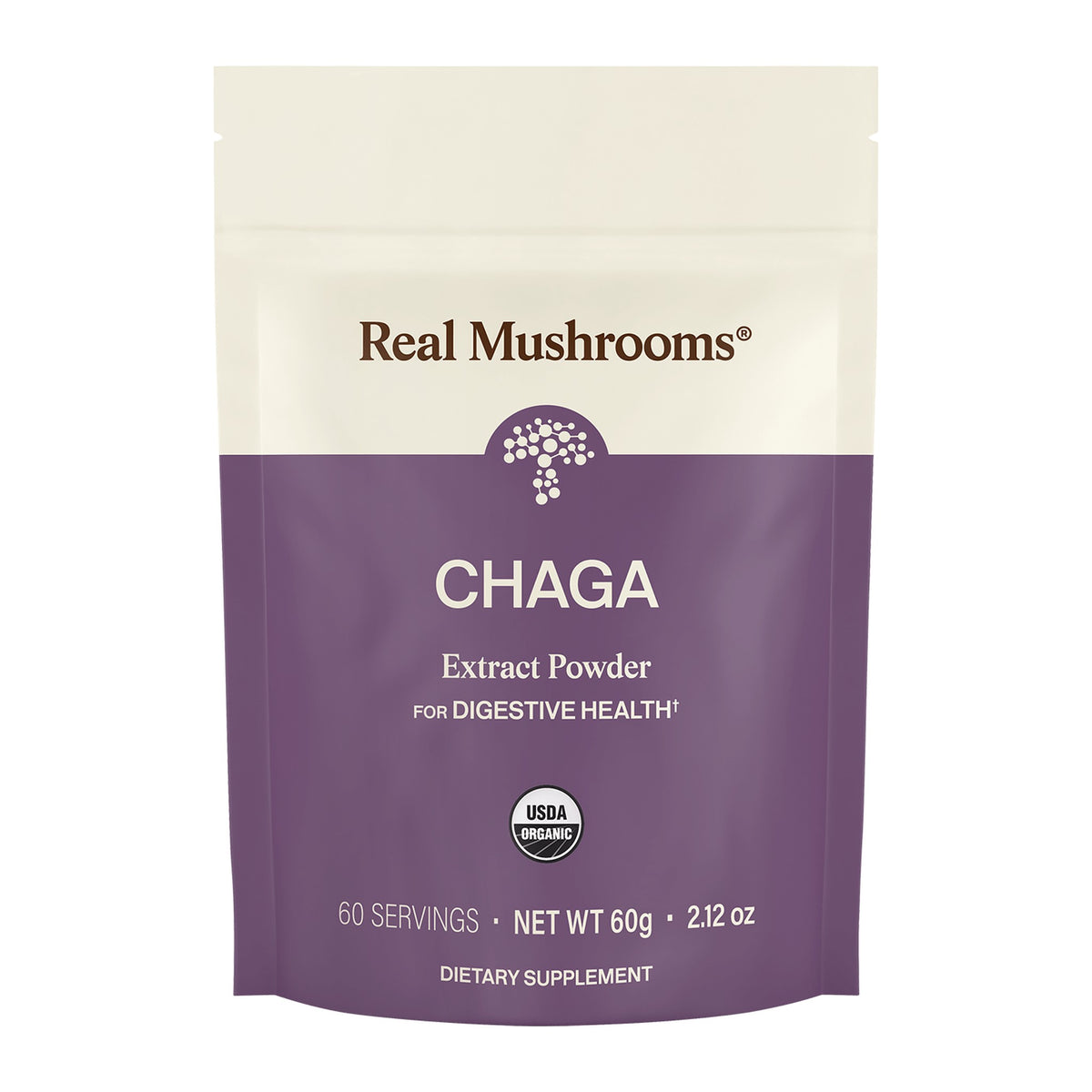 Chaga Extract Powder 60g by Real Mushrooms