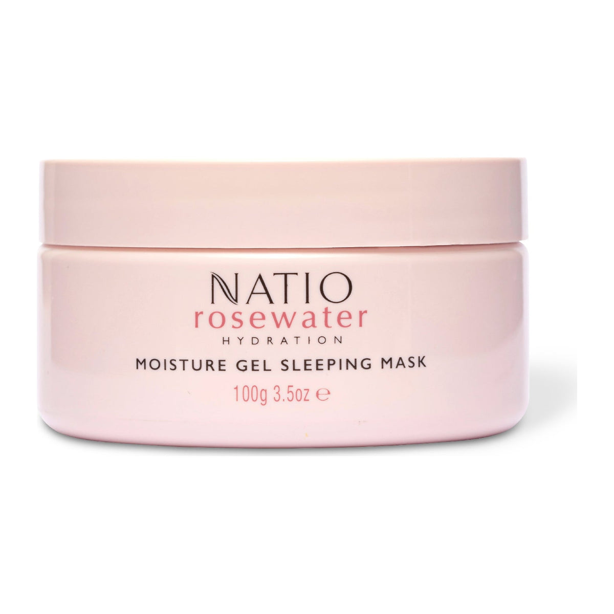 Natio Rosewater Hydration Moisture Gel Sleeping Mask, 100g