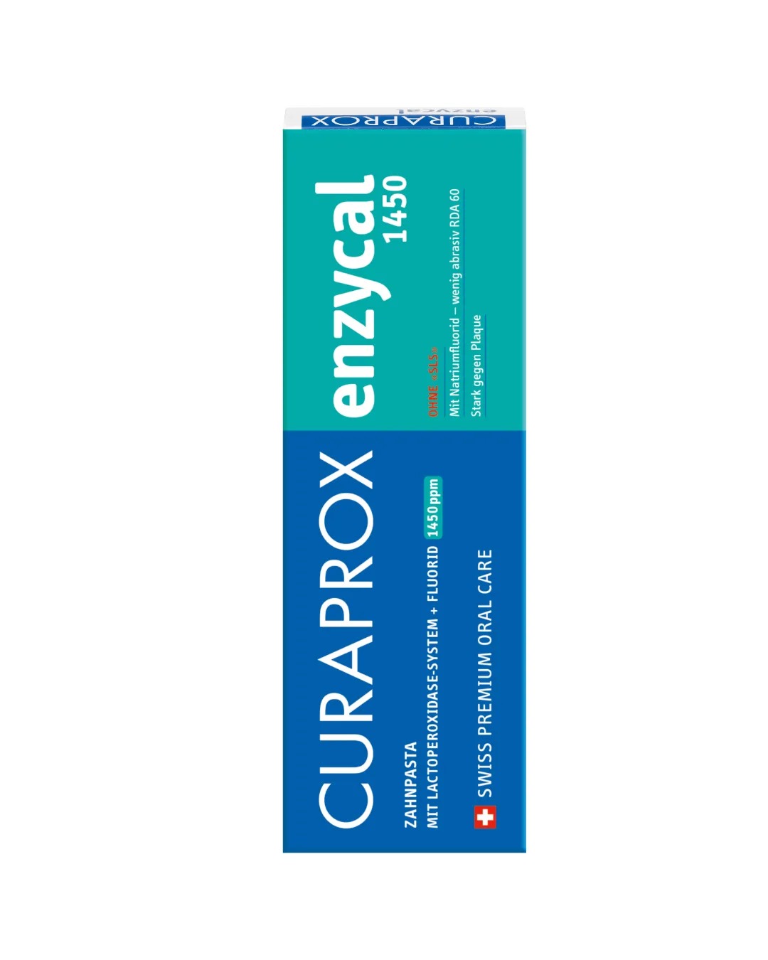 Curaprox Enzycal 1450 toothpaste 75ml, carton