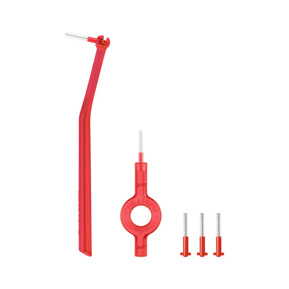 Curaprox CPS 07 prime start interdental brush set, holder and brushes