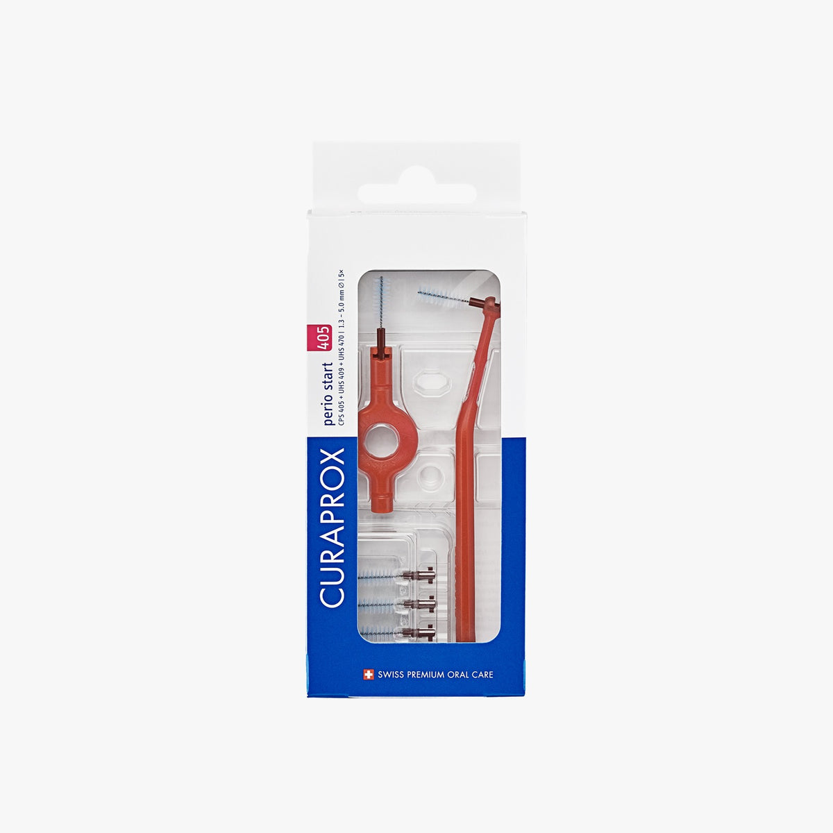 Curaprox CPS 405 perio start set in its blister pack