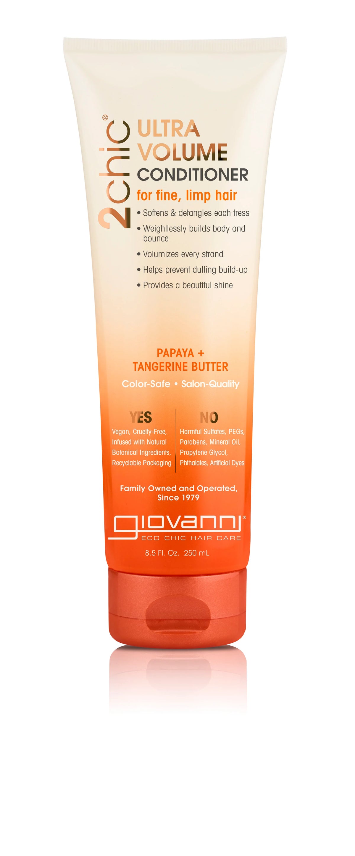2CHIC Ultra Volume Conditioner Tang. 250ml-GIOVANNI-Matakana Pharmacy