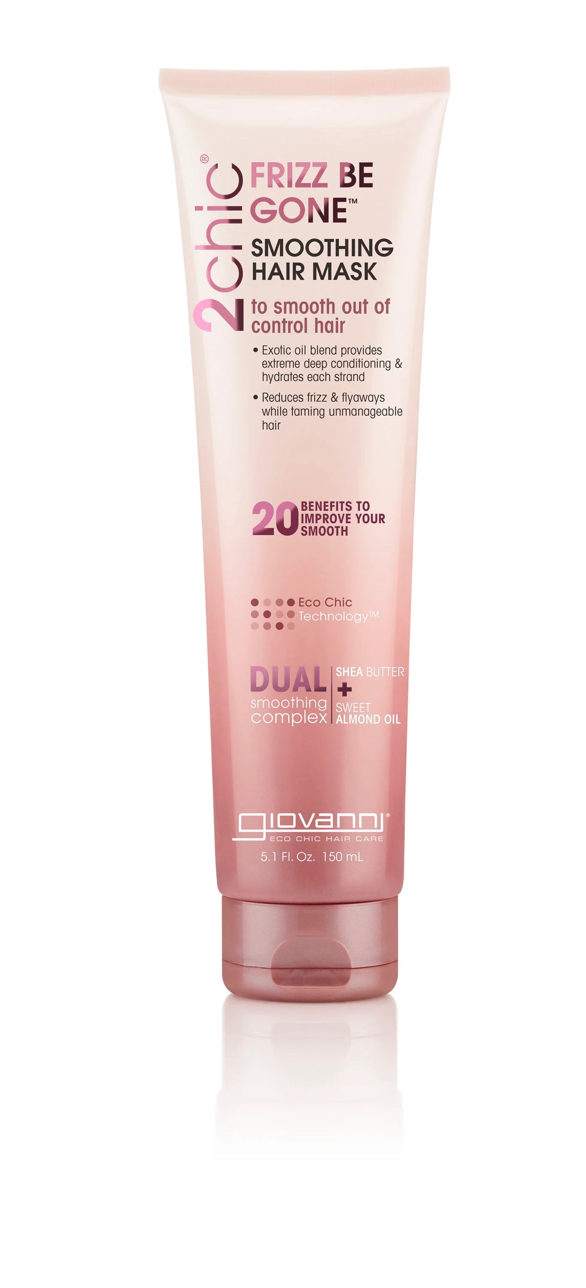 2CHIC Frizz Be Gone Hair Mask 150ml-GIOVANNI-Matakana Pharmacy