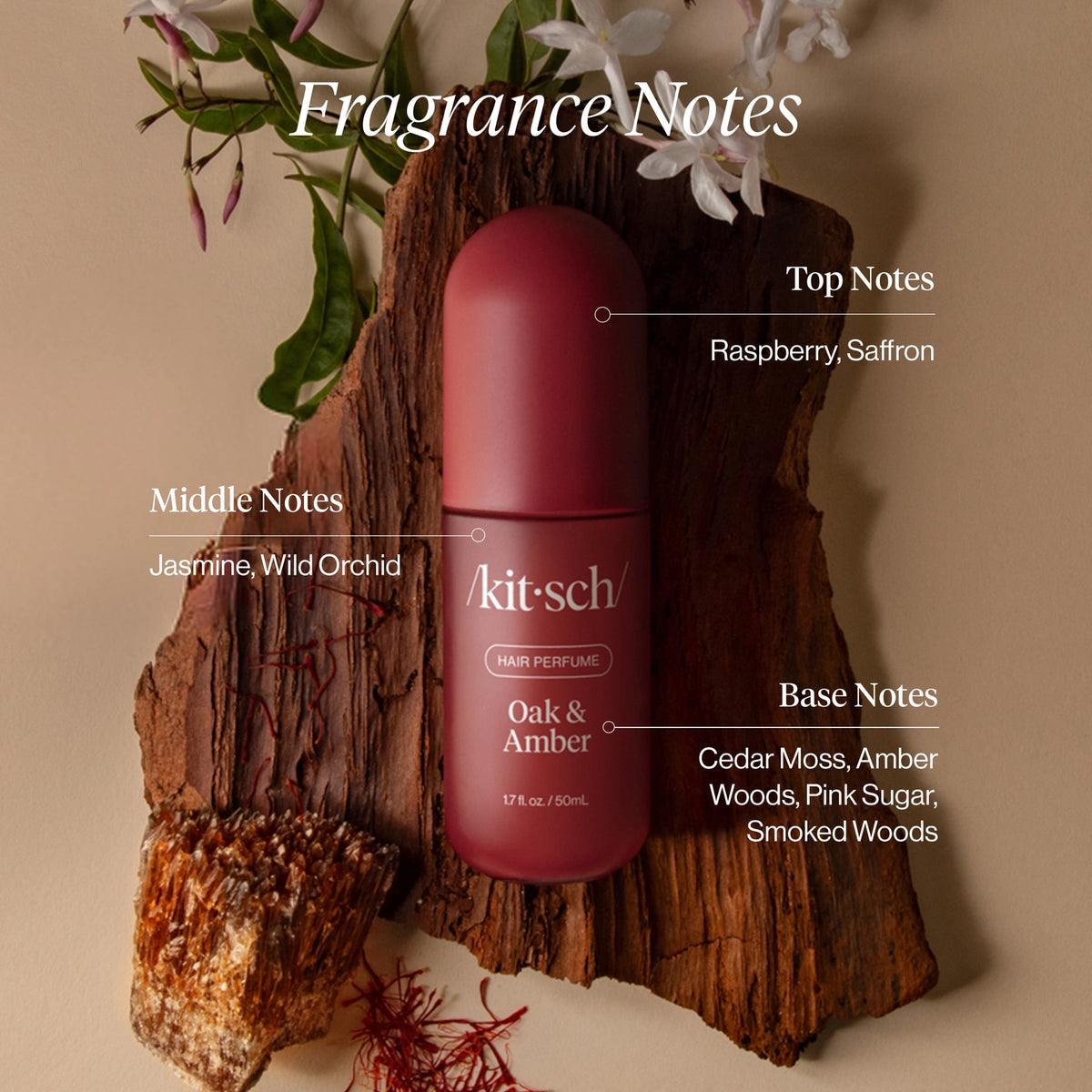 Oak & Amber Hair Perfume-KITSCH-Matakana Pharmacy
