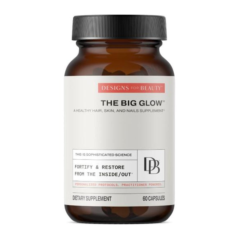 The Big Glow for Hair, Skin & Nails 60 Capsules, bottle front