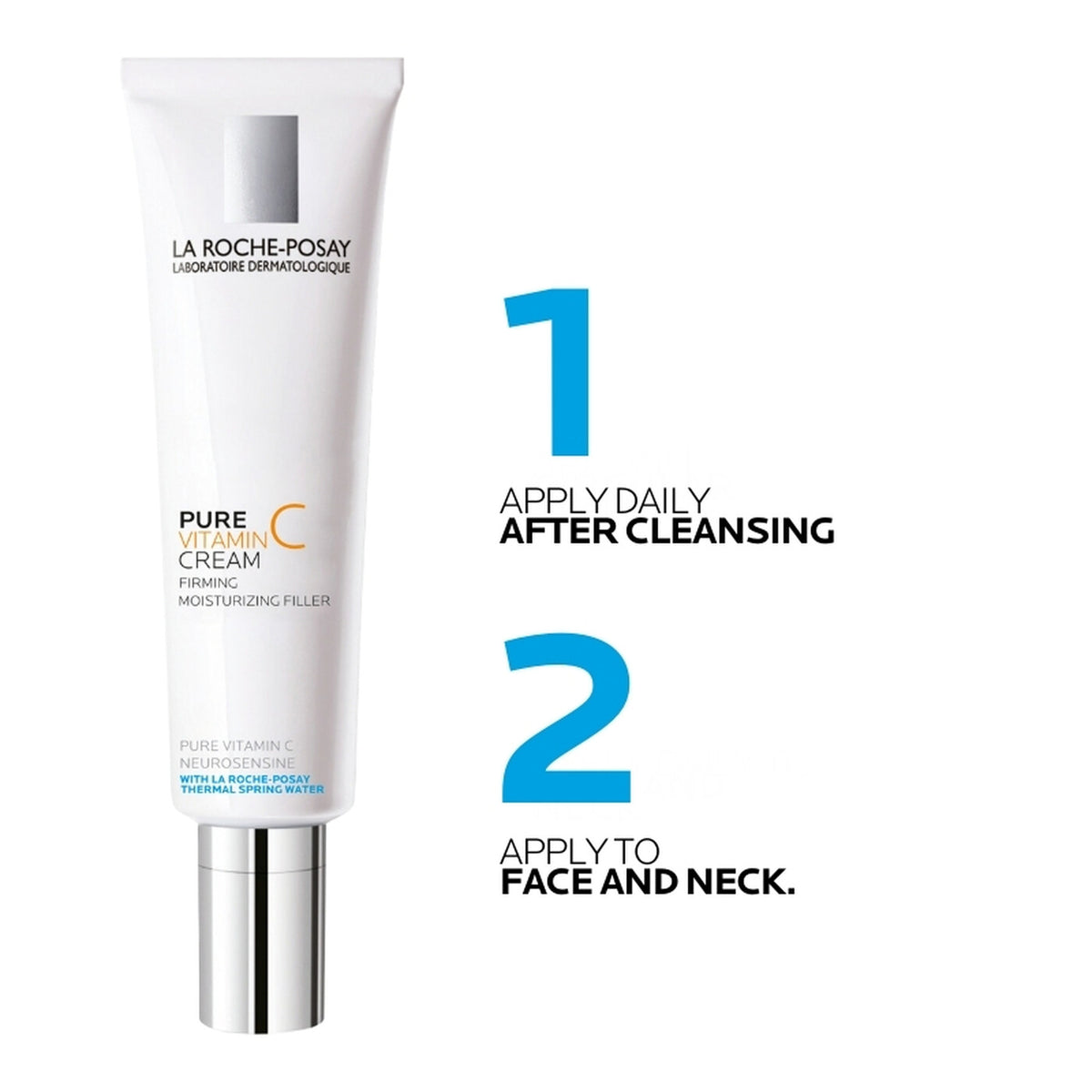 La Roche-Posay Redermic Vitamin C Firming Moisturiser 40ml pack shot