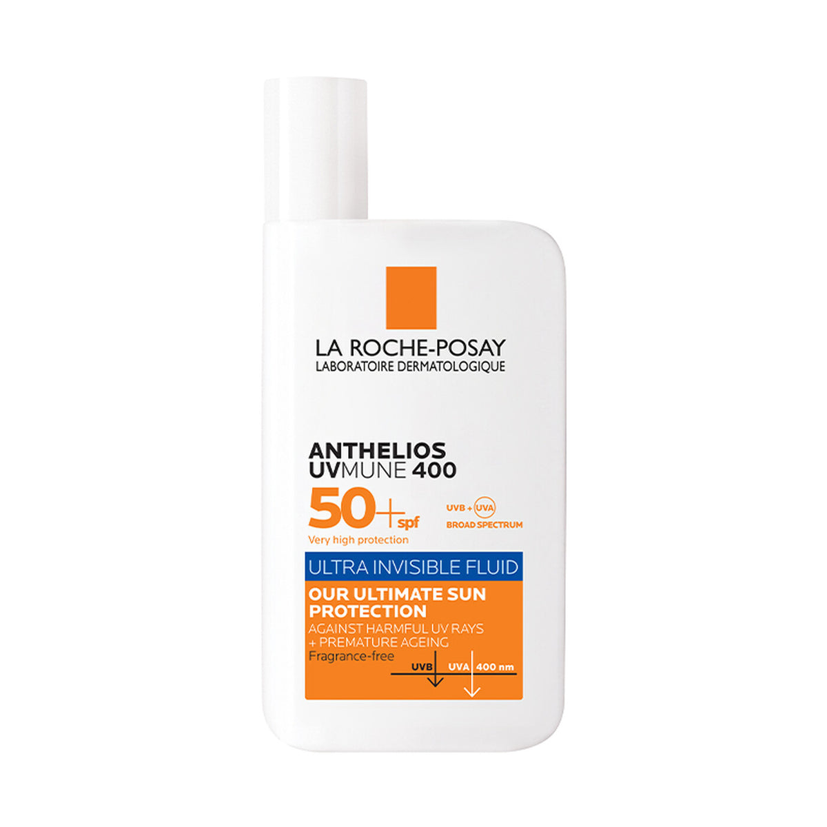 La Roche-Posay Anthelios UVmune 400 Invisible Fluid SPF50+ 50ml pack shot