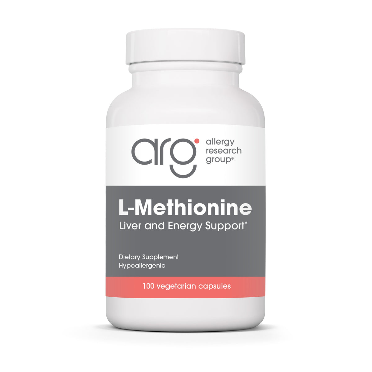 L Methionine 500mg 100 Caps front of pack