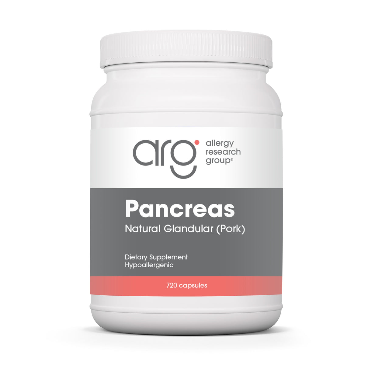 Pancreas Pork Natural Glandular 720 Caps front of pack