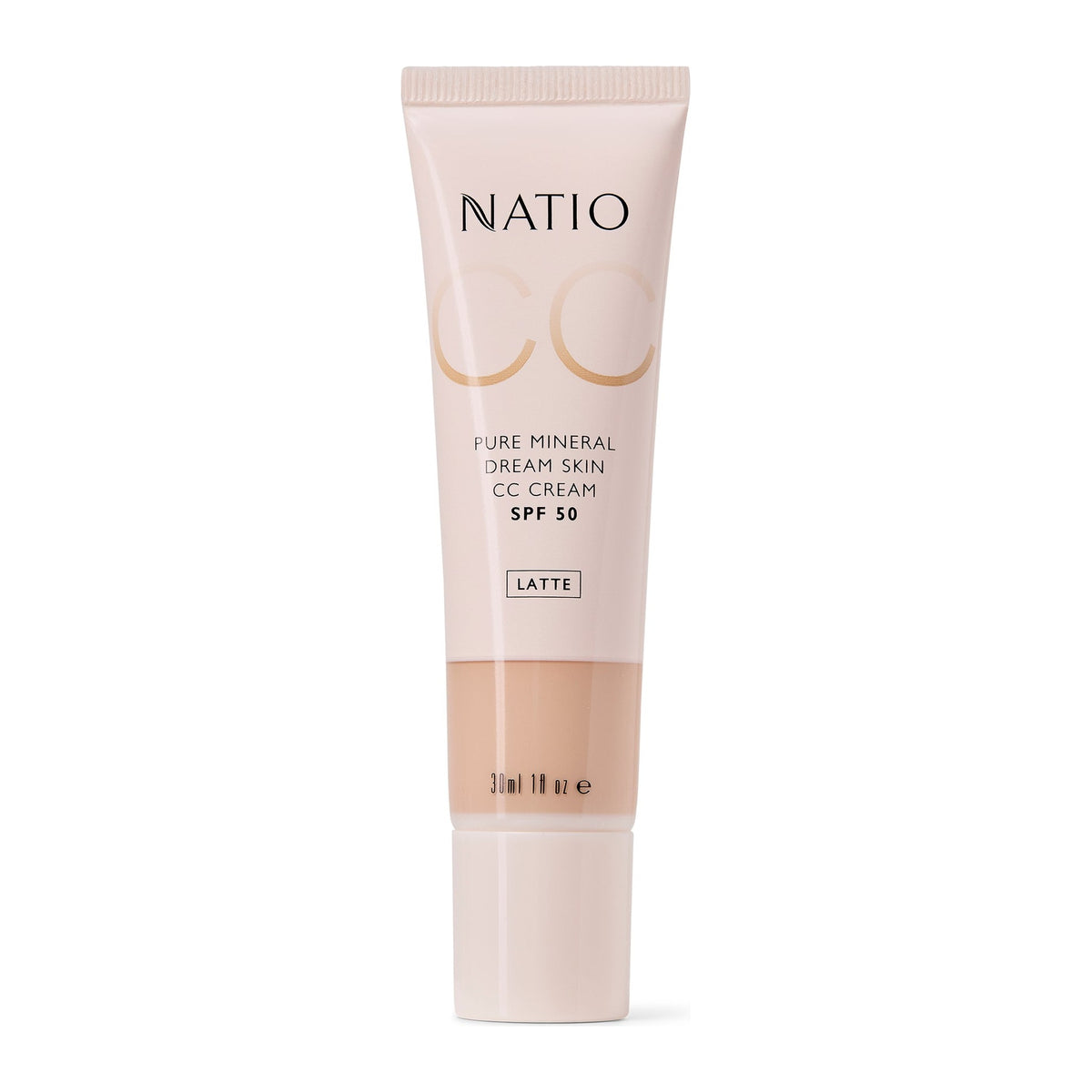 Natio Pure Mineral Dream Skin CC Cream SPF 50 Latte, 30ml